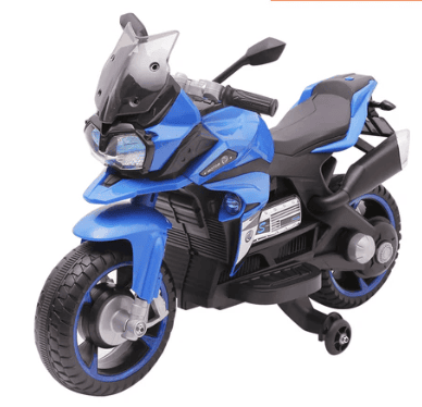 2022 Jr Motorsport Led Light WHL Blue Motorcycle Ride-On