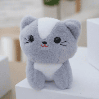 12CM Cartoon Kitty Cat Plush Toy Kitty Small Size Stuffed DollChristmas New Year Gift Toys For Kids