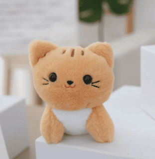 12CM Cartoon Kitty Cat Plush Toy Kitty Small Size Stuffed DollChristmas New Year Gift Toys For Kids