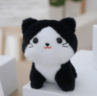 12CM Cartoon Kitty Cat Plush Toy Kitty Small Size Stuffed DollChristmas New Year Gift Toys For Kids
