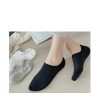6 Pairs Solid Pinstripe Boat Socks