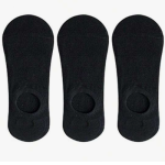 4 Pairs Men's Summer Invisible Socks (Black)