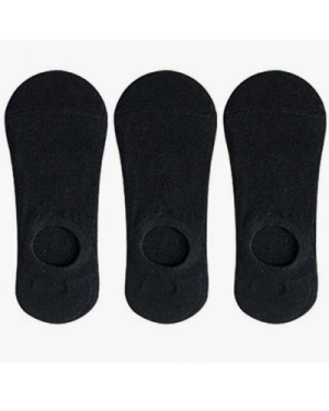 2 Pairs Men's Summer Invisible Socks (Black)