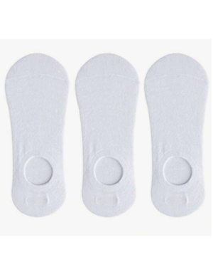 2 Pairs Men's Summer Invisible Socks (White)