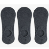 4 Pairs Men's Summer Invisible Socks (Dark Gray)