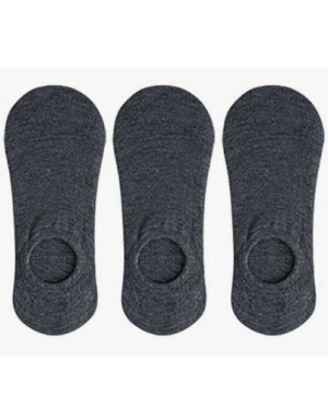 2 Pairs Men's Summer Invisible Socks (Dark Gray)