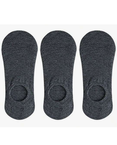 4 Pairs Men's Summer Invisible Socks (Dark Gray)